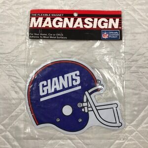 Vintage NY Giants Helmet Magnasign for car or metal surface 9"X9"‎ new